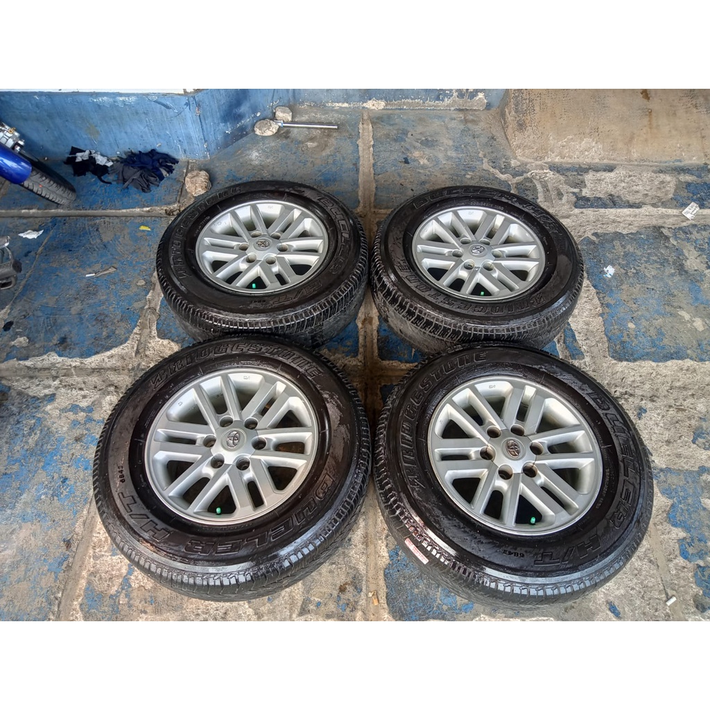 velg seken bekas oem roiginal fortuner ting 17x7 pcd 6x13 seken plus ban 265 65 r17 seken bekas mura