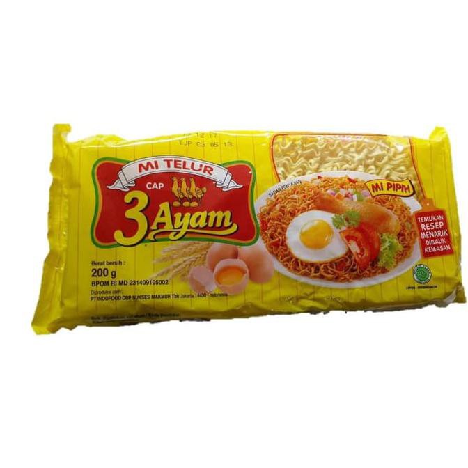 

Terlaris# Mie Telur Cap 3 Ayam Bundle 5 Bungkus