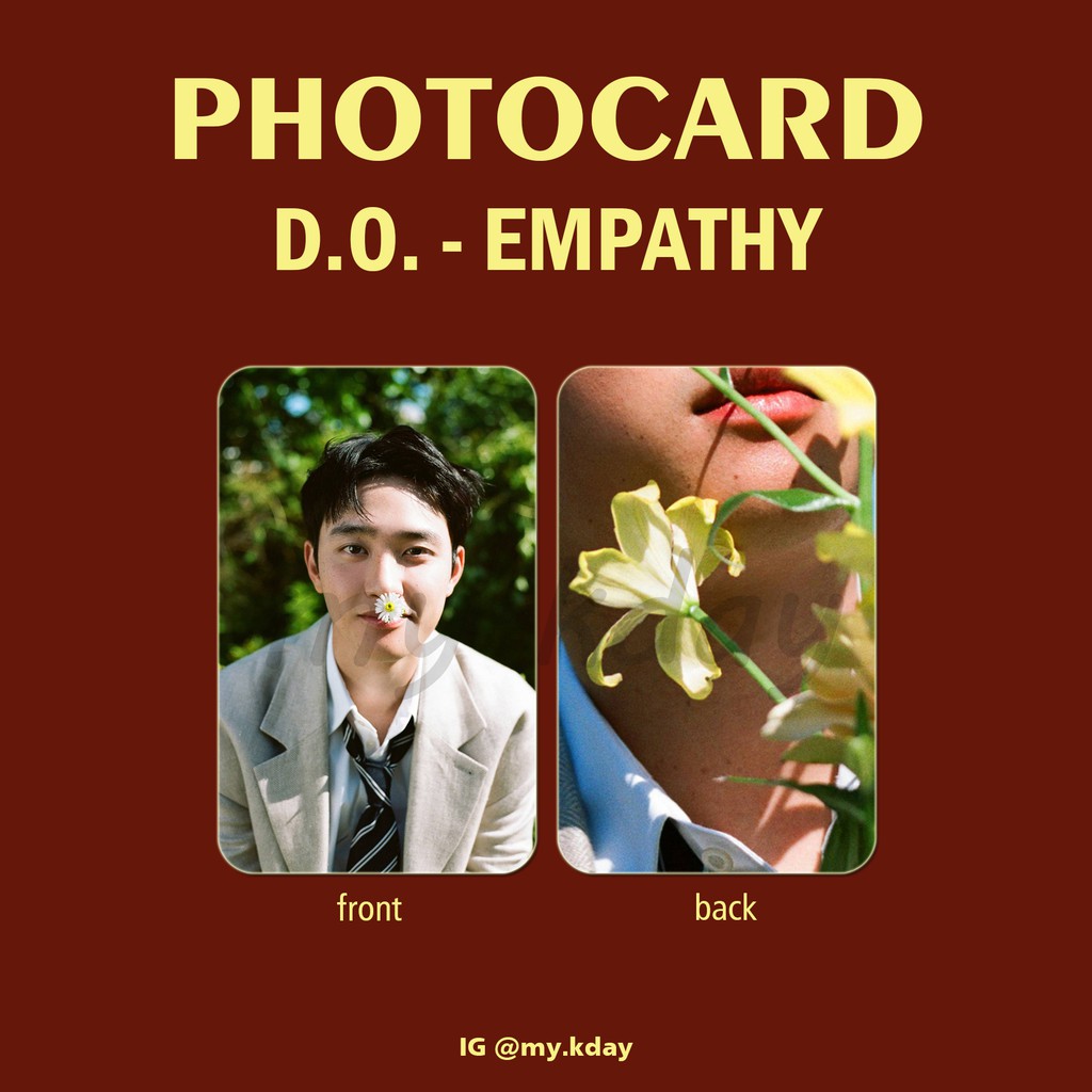 PC-0568, Unofficial Photocard D.O.  Empathy 2 sisi