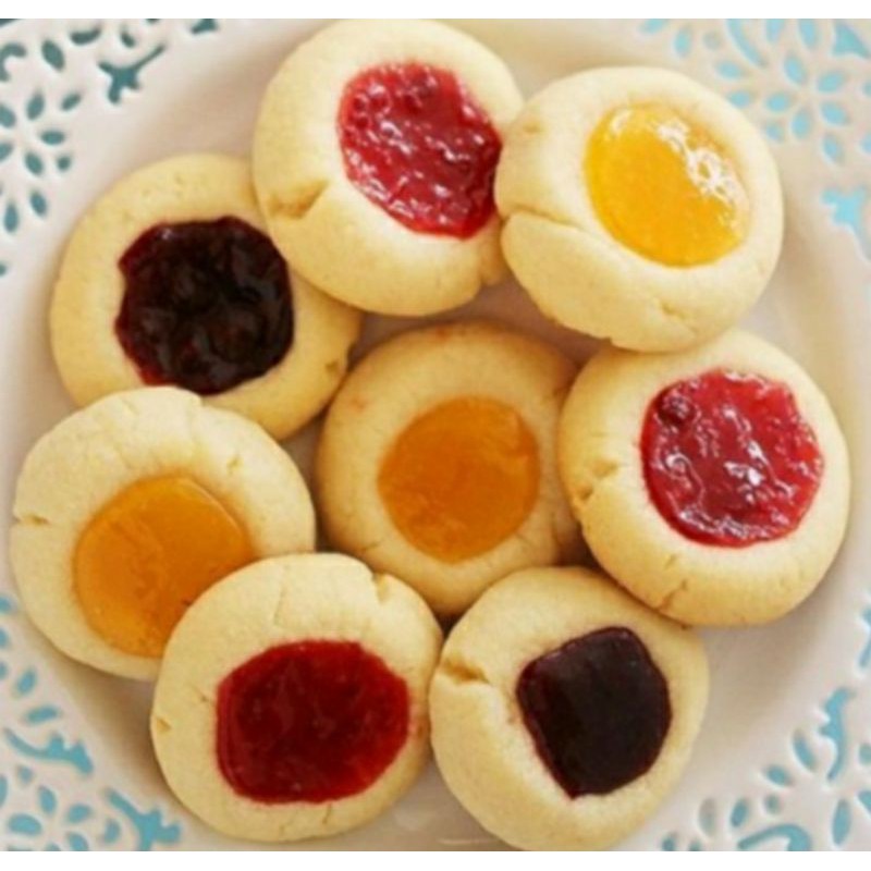 

Kue Kering -Thumbprint Cookies 250 gr / 500 gr