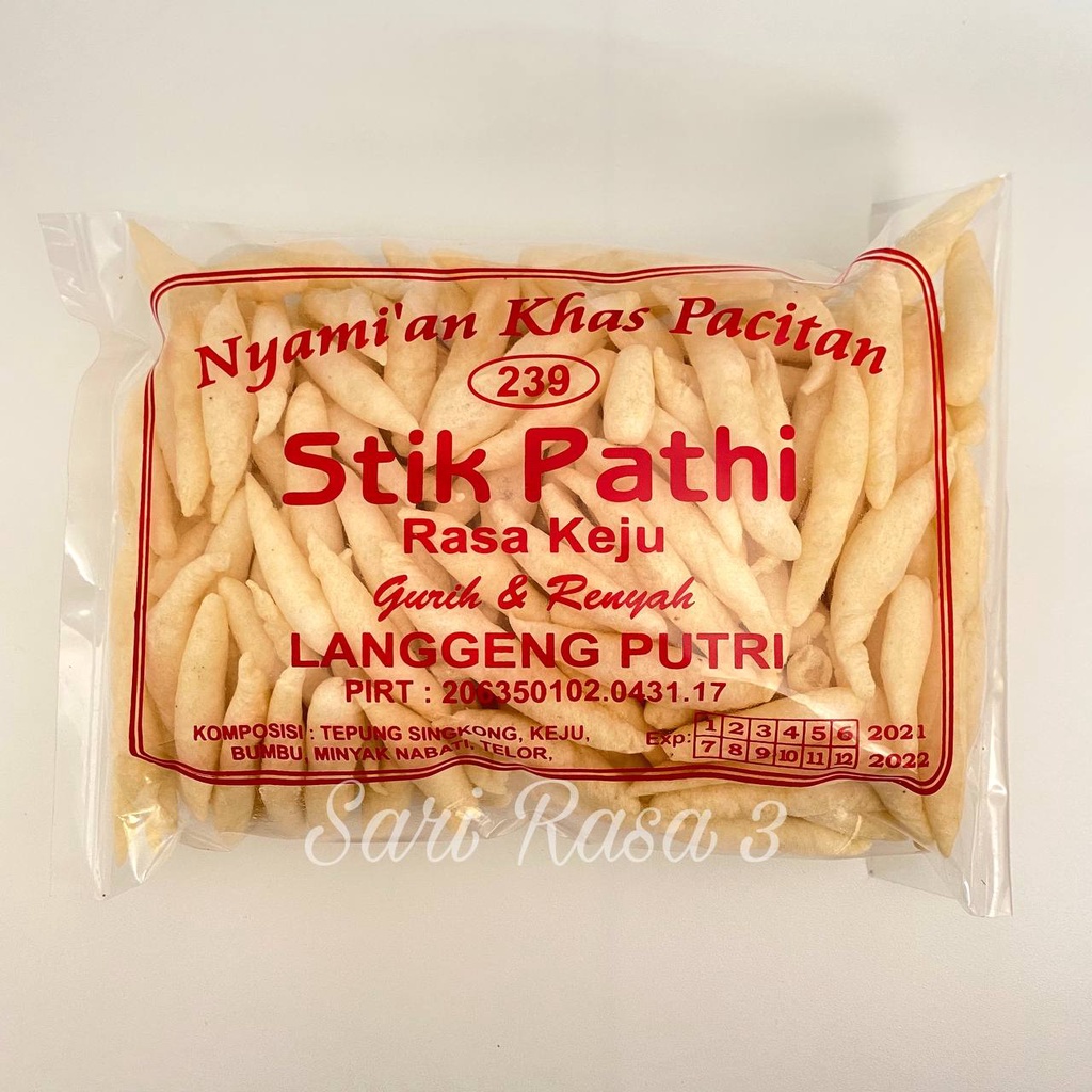 

Stik Pathi Rasa Keju Pacitan Langgeng Putri