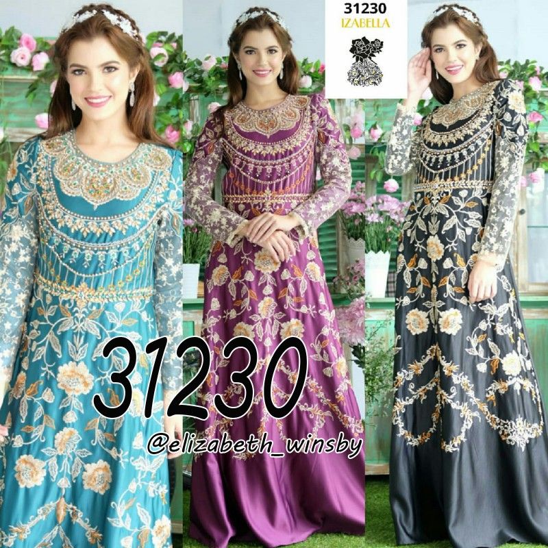 NEW ARRIVAL ELIZABETH WINSBY GAMIS MUSLIM FASHION GAMIS MUSLIM PESTA BAJU MUSLIM PESTA GAMIS TERBARU