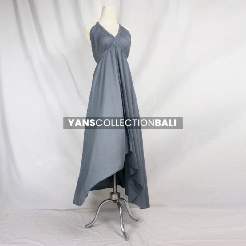 Maxi Dress Piramid BALI-Abu polos