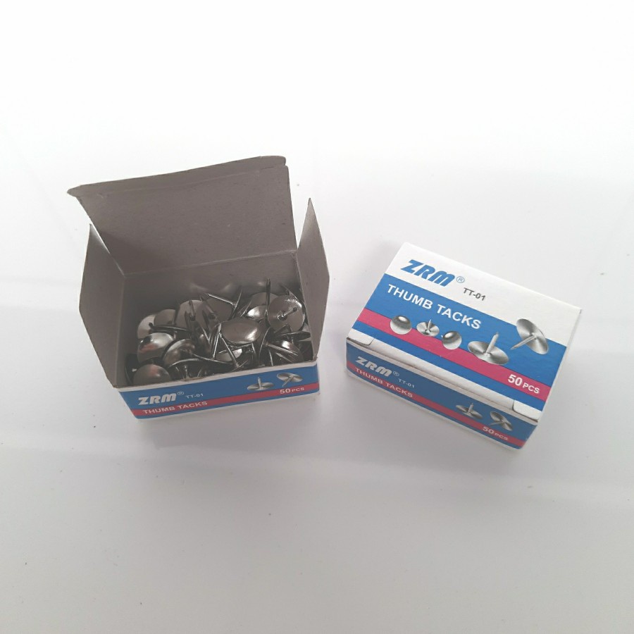 

Pines ZRM Paku Payung Thumb Tacks - 1 Box isi 50 Buah