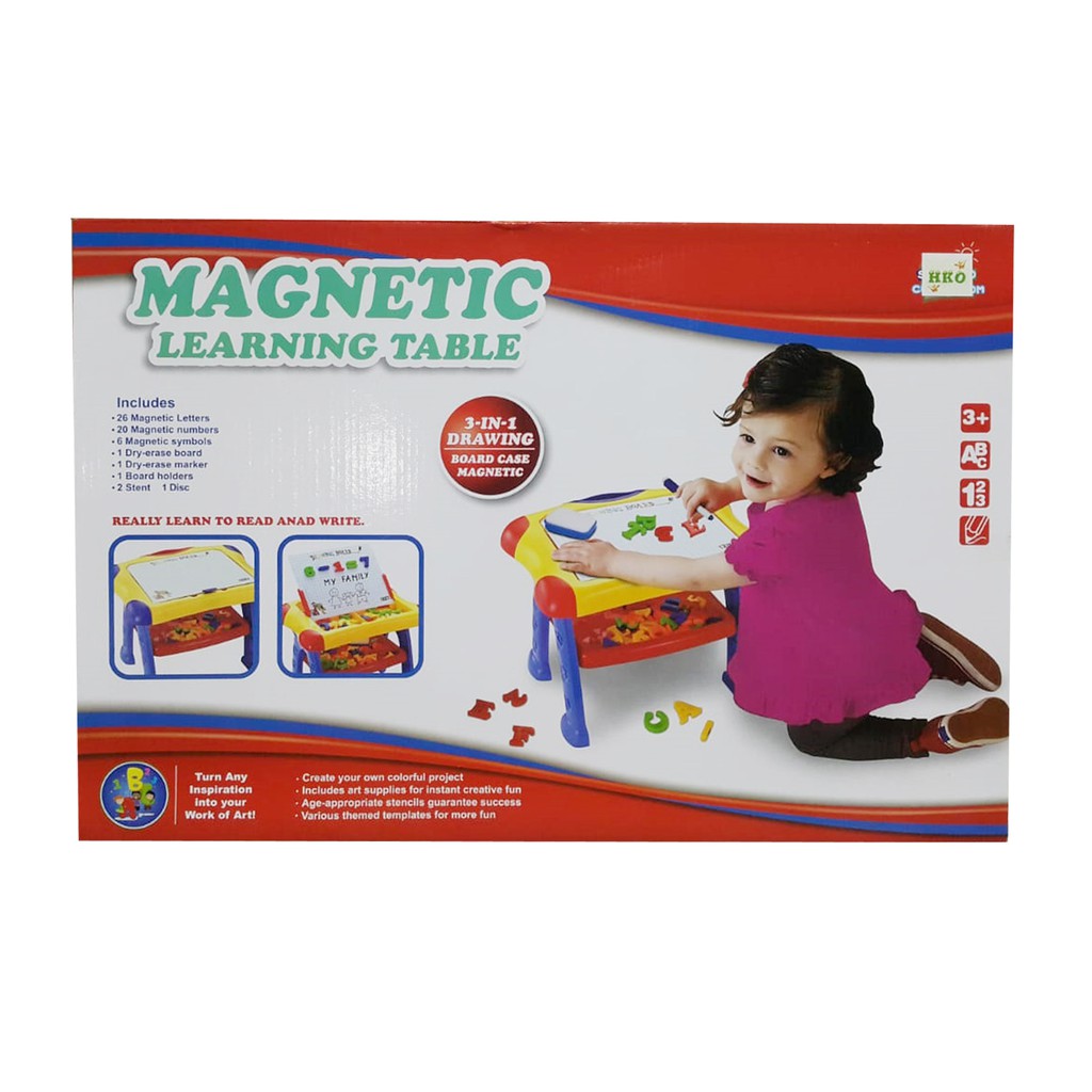 

Magnetic Learning Table / Papan Tulis Huruf Magnet / Mainan Edukasi