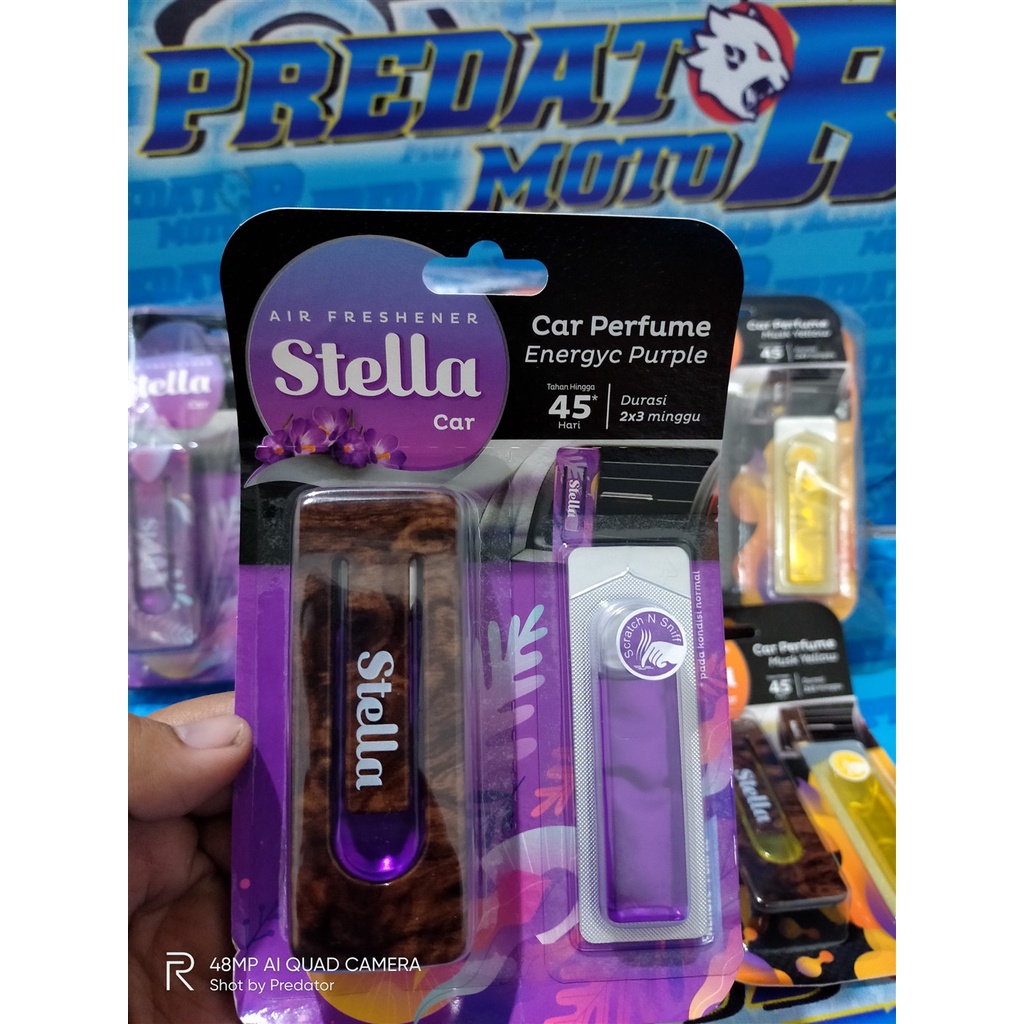 STELLA CAR PARFUM SET/REFILL PENGHARUM PARFUM AC MOBIL DGN WANGI SEGAR