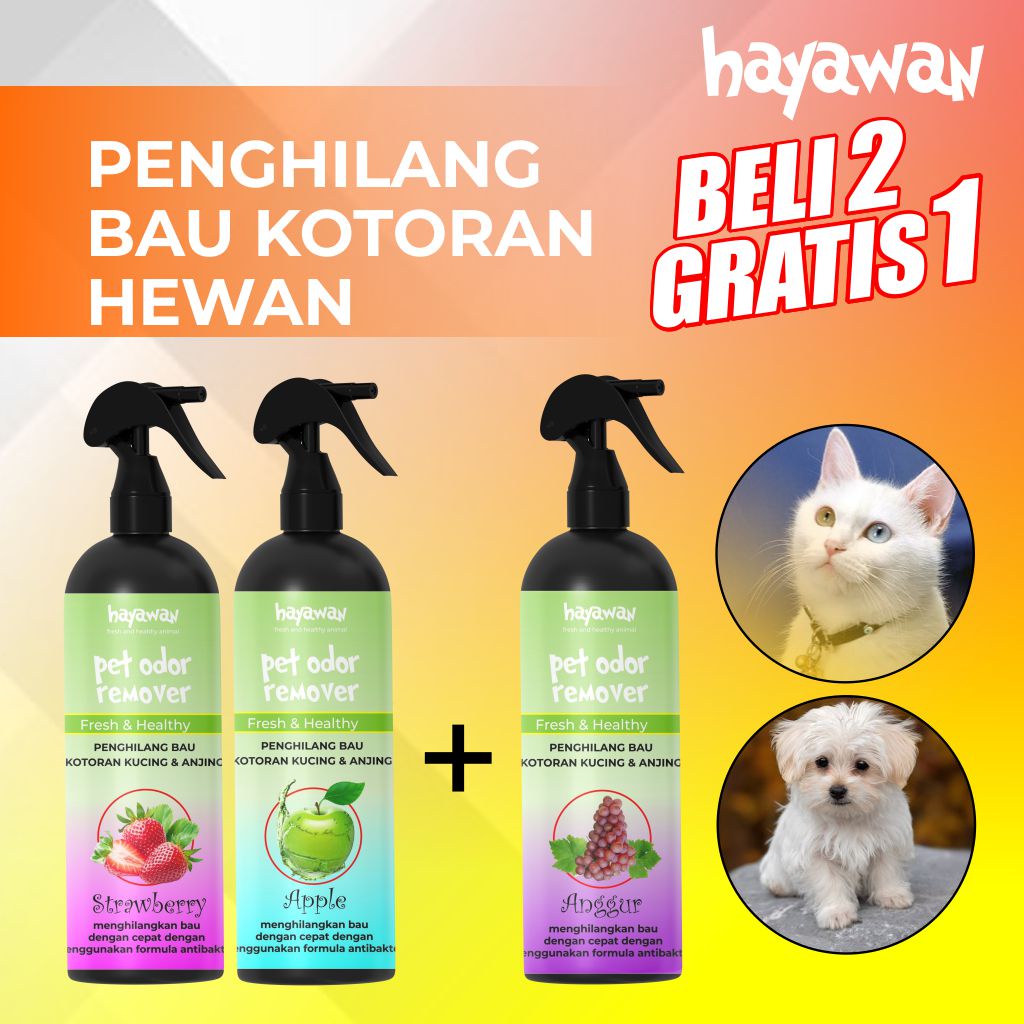 Paket Hemat Penghilang Bau Kencing Kucing Anjing 250ML / Pet Odor Remover Spray / Litter Box / Pasir Kucing / Kucing / Anjing / Cat Dog / CatDog / Cat