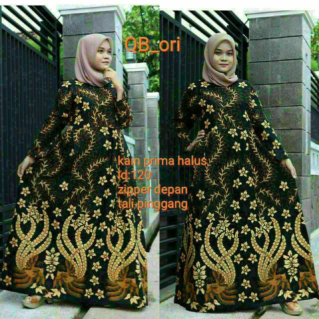 Gamis batik jumbo manggar