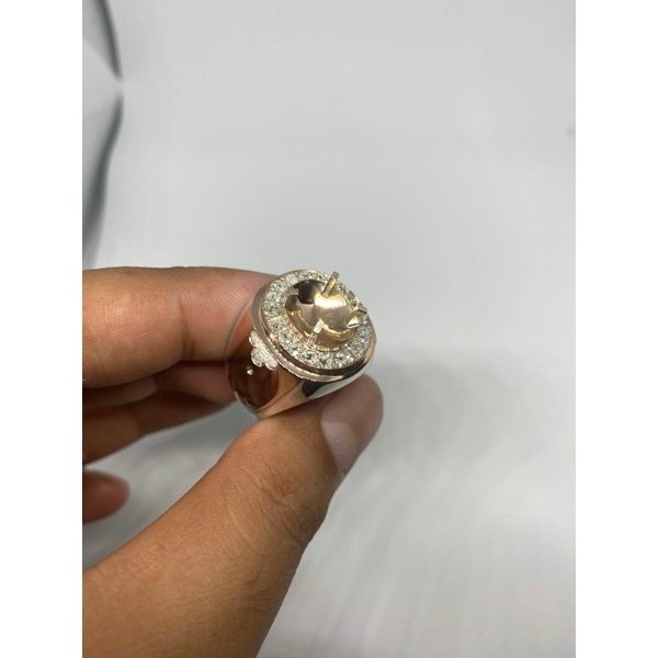 Emban Cincin Perak Swasa Berlian Banjar