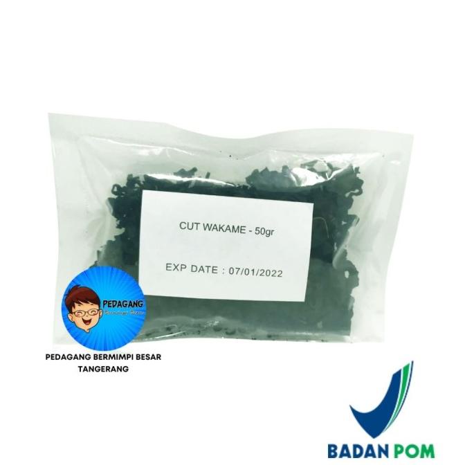 

Dry Cut Wakame 50gr / Rumput Laut Kering 50 gr / Dried Seaweed 50 gram