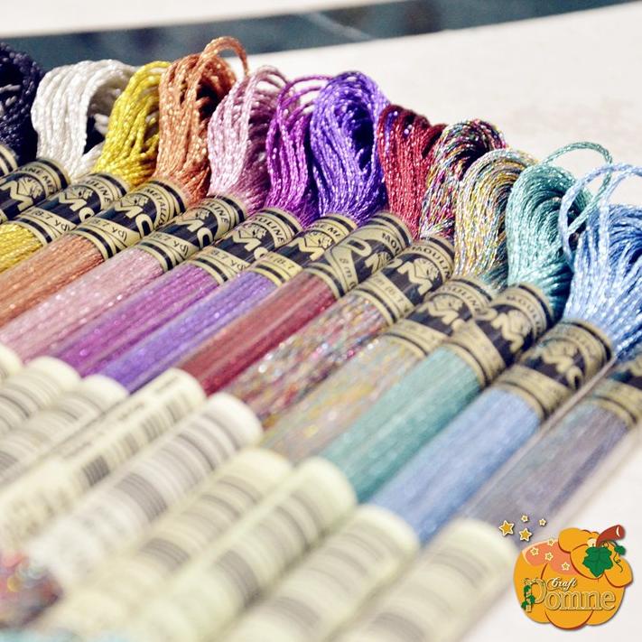 ♟ Benang Sulam DMC Metallic - Jewel Effects ➬