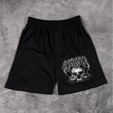 CELANA PENDEK BOXER BLACK MOTIF