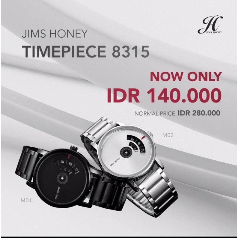 Jims Honey Jam Tangan Cowok 8315