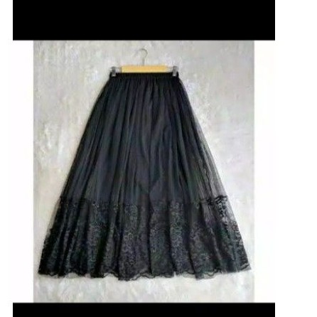 SH_ TERBARU ROK TUTU RENDA /ROK PANJANG/ROK TUTU BRUKAT/ROK BURKAT UKURAN ALLSIZE FIT TO XXL