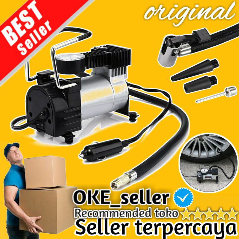 Pompa ban mobil motor | Pompa mobil mini | Pompa angin praktis | Kompresor ban motor mini | Pompa