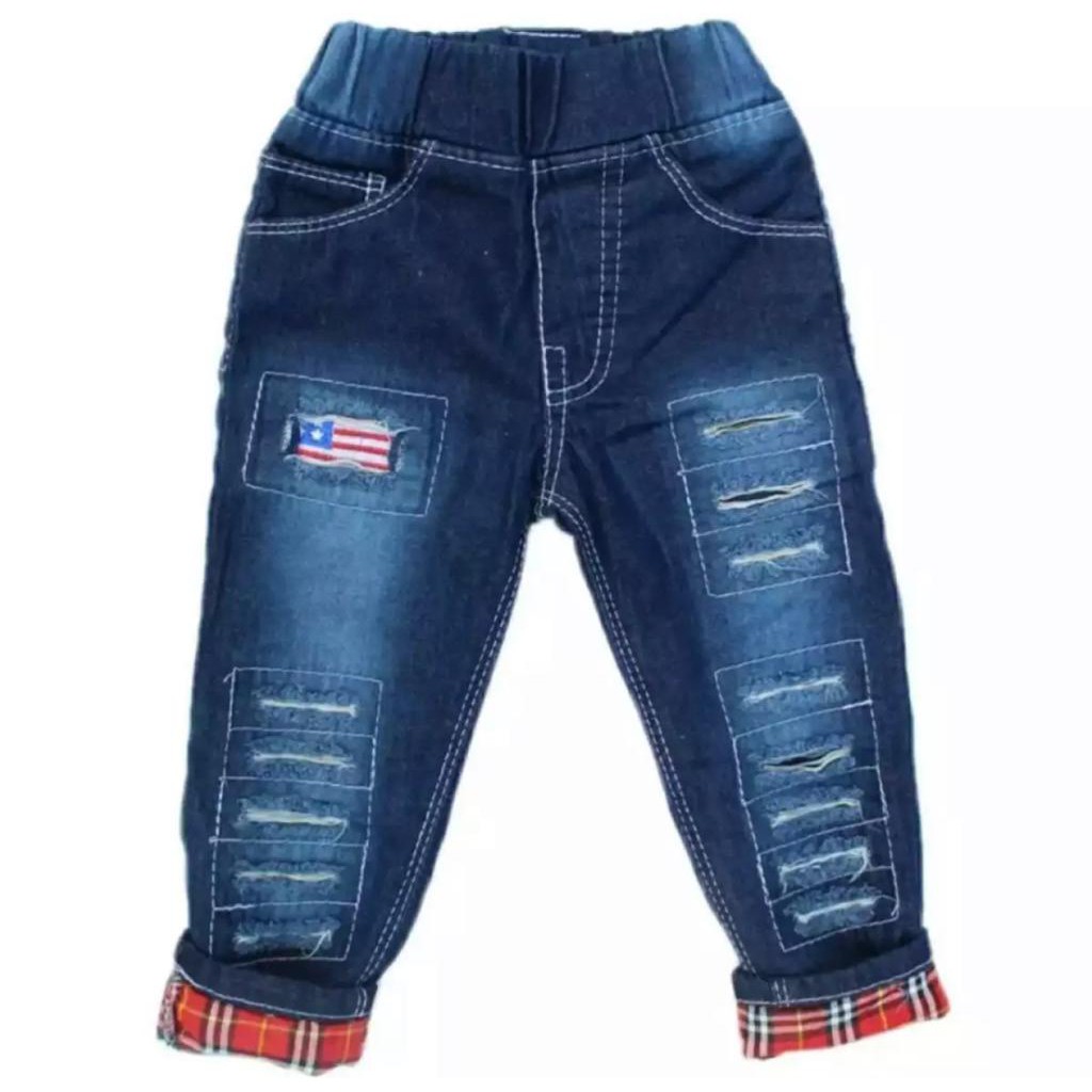 CELANA JEANS ANAK ANAK JEANS ANAK JEANS ANAK RIPPED 1-9 TAHUN BAWAHAN JEANS CELANA ANAK JEANS