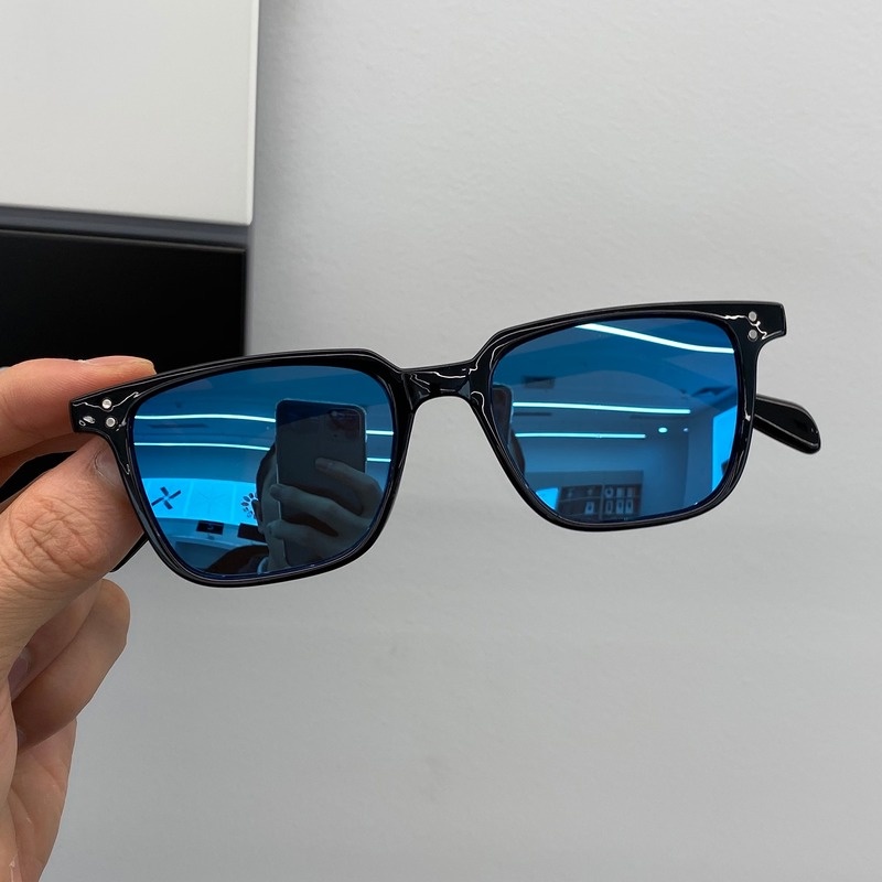 （YUZHU）COD Kacamata Hitam Pria/Wanita Retro Gaya Sempit Frame Kacamata Murah Sunglasses