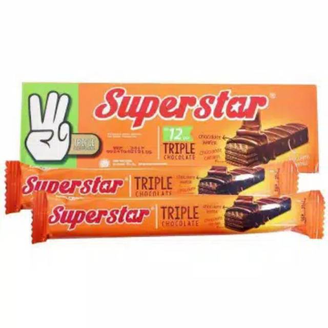 SUPERSTAR (SUPERMAN) TRIPLE CHOCOLATE WAFER