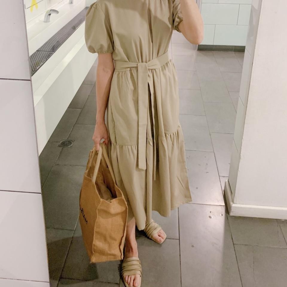 E8Y3 KAORIE KOYA DRESS - DRESS WANITA - DRESS DENIM - DRESS KOTAK - DRESS MAROON - DRESS LILAC C00