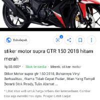 Striping Motor Sonic 150 R 2017 Orange Shopee Indonesia