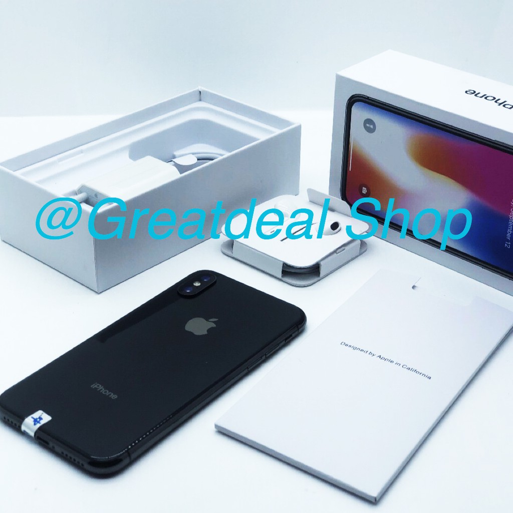 Iphone X 256GB Second Original Fullset Ex Internasional / Iphone X 256GB Bekas 100% Original