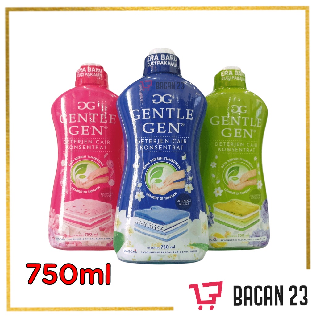 Gentle Gen Deterjen Cair Konsentrat ( 750 ml ) / Detergen Tumbuhan