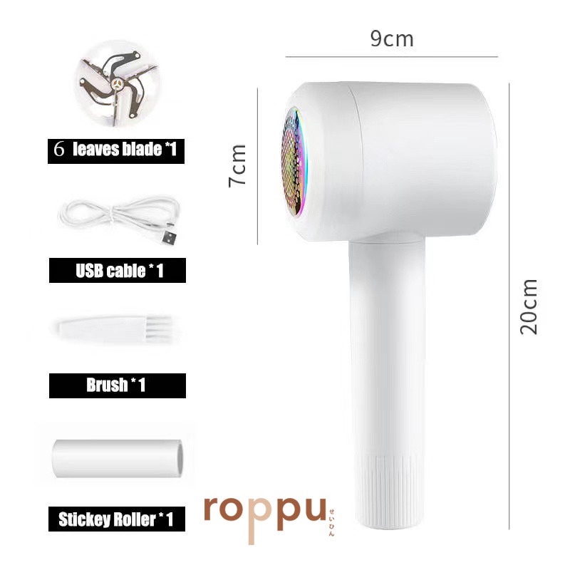 Roppu Lint Remover Penghilang Serat Bulu Portable