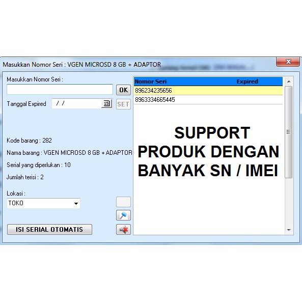 Software program kasir toko HP Handphone best seller