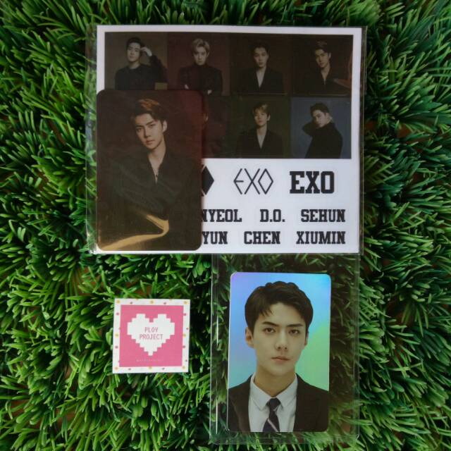 (Booked) Photocard Sehun LS ver. 3 + Hologram deco sticker elyxion