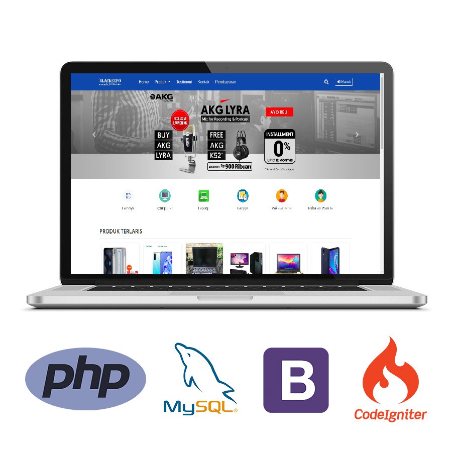 Source Code Web TokoKu Laku V1 Terintegrasi Payment Gateway & Rajaongkir