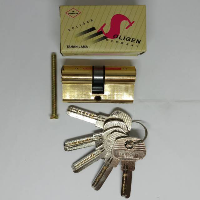 Silinder kunci pintu rumah Soligen GP&Kuning Besar