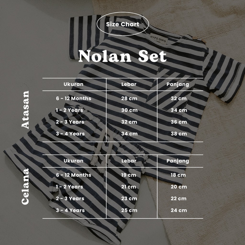 HYPO DIPO Nolan Set Setelan Anak