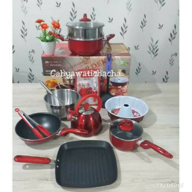 CC-Supra Merdeka 17 Pcs panci set