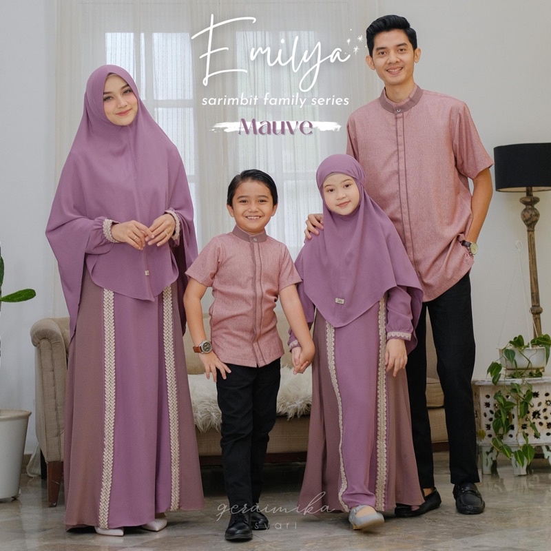 Emilya Set Gerai Mika Sarimbit Couple Keluarga
