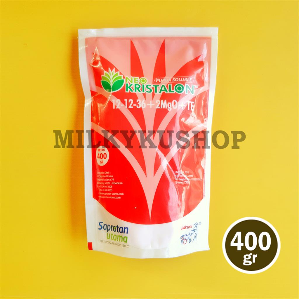 PUPUK NEO KRISTALON MERAH  400 GRAM KEMASAN PABRIK PAK TANI BUAH