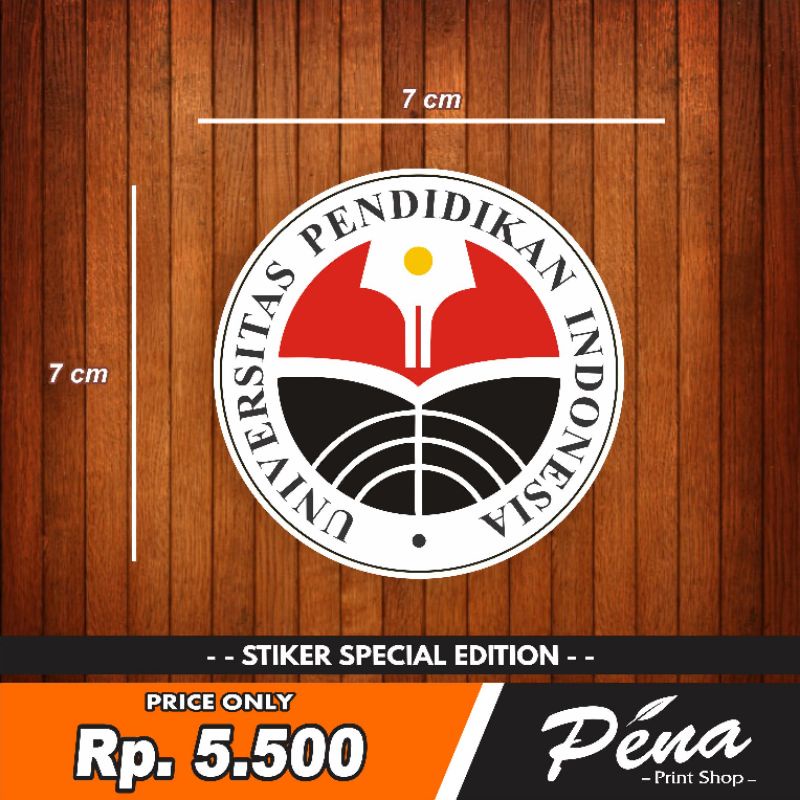 Sticker Stiker UPI Universitas Pendidikan Indonesia