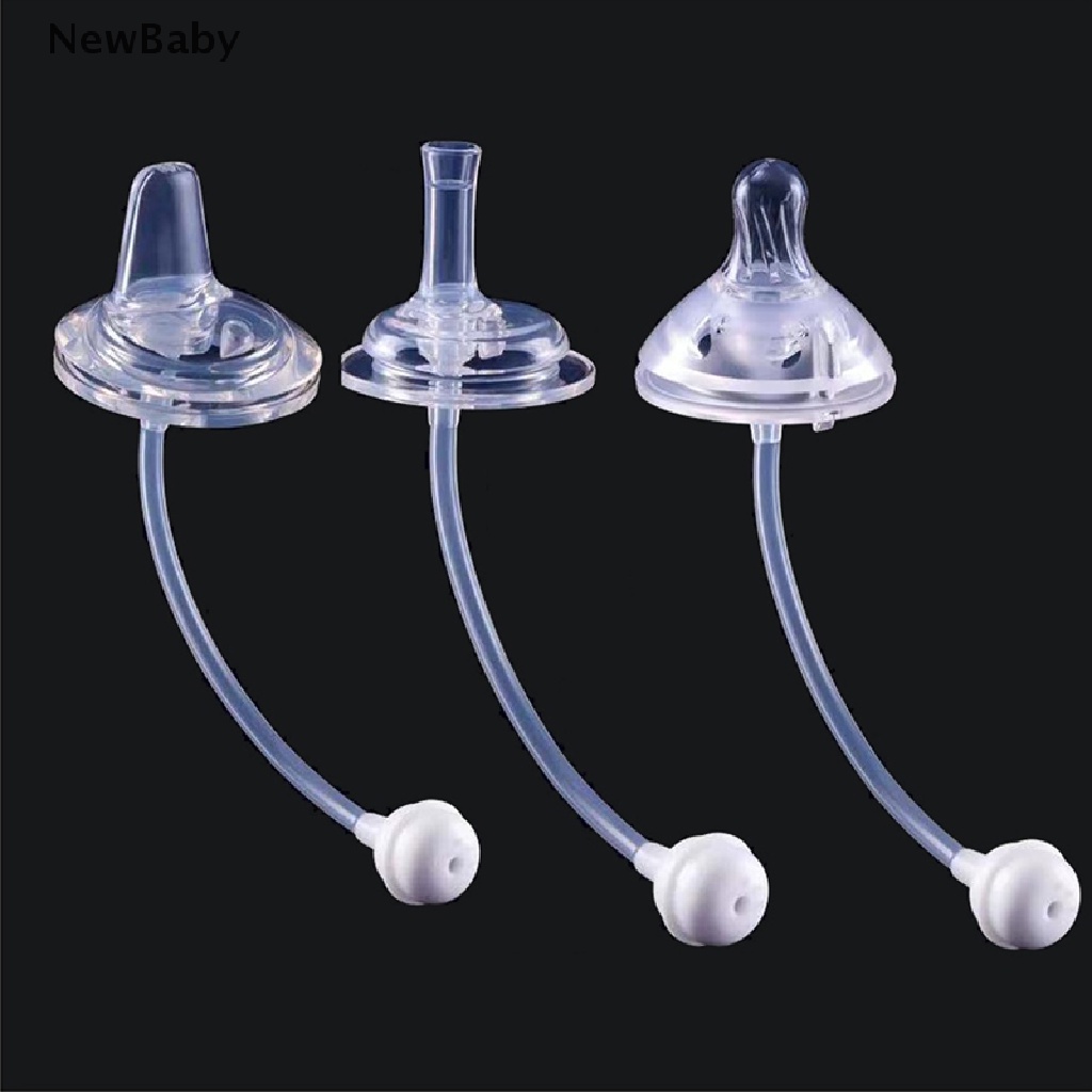 NewBaby Anti Flatulence Silicone Wide Neck Baby Feeding Milk Bottle Natural Nipple Teat ID