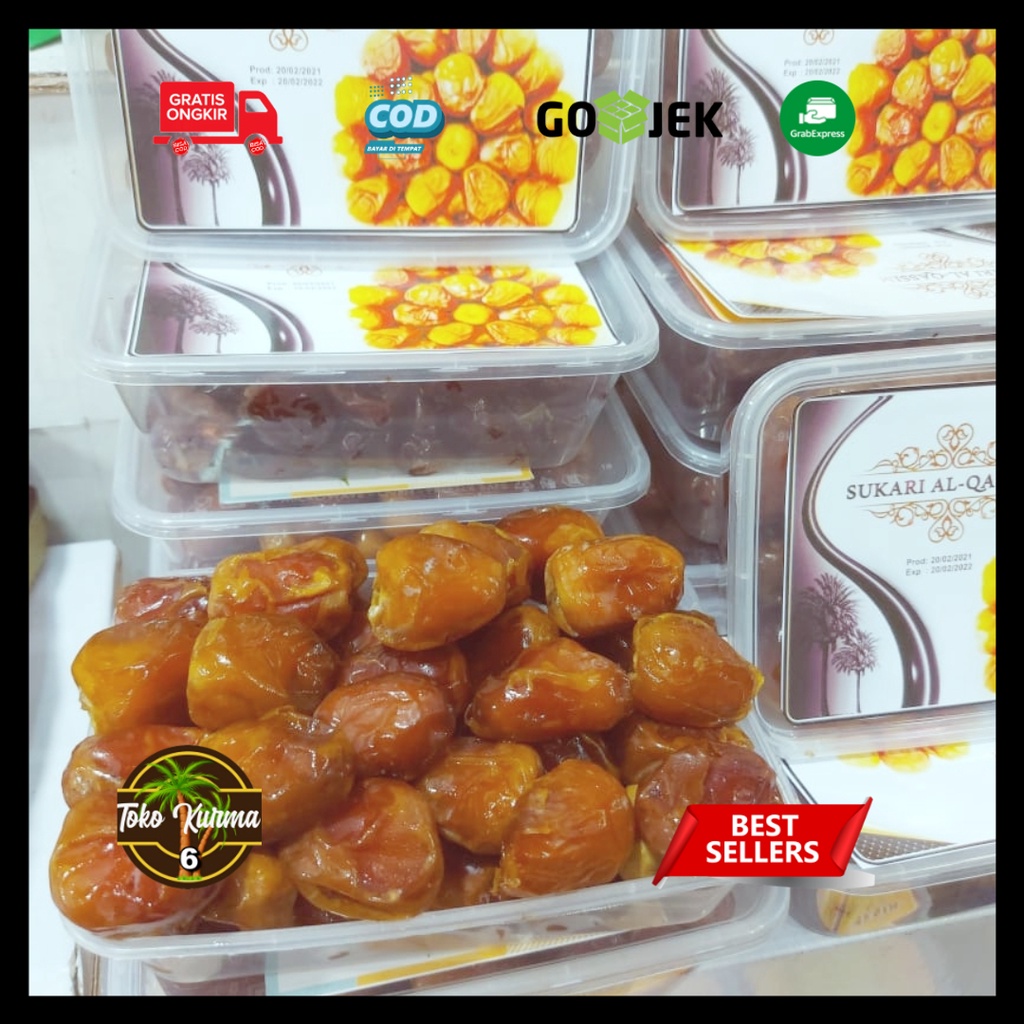 

KURMA SUKARI MADINAH 500G kemasan dus/box mika
