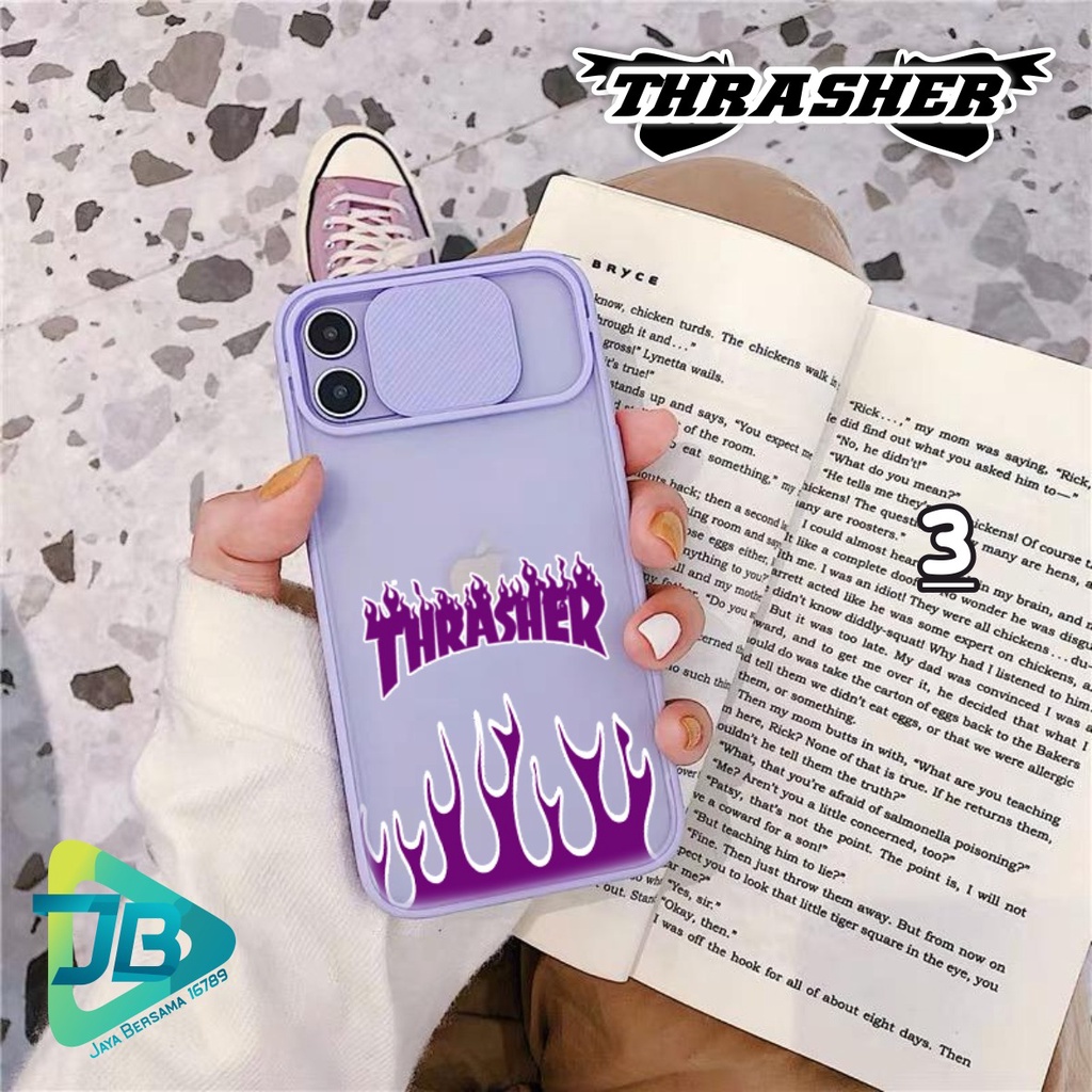 SOFTCASE SLIDE KAMERA THRASHER OPPO VIVO SAMSUNG XIAOMI REALME IPHONE ALL TYPE JB4854