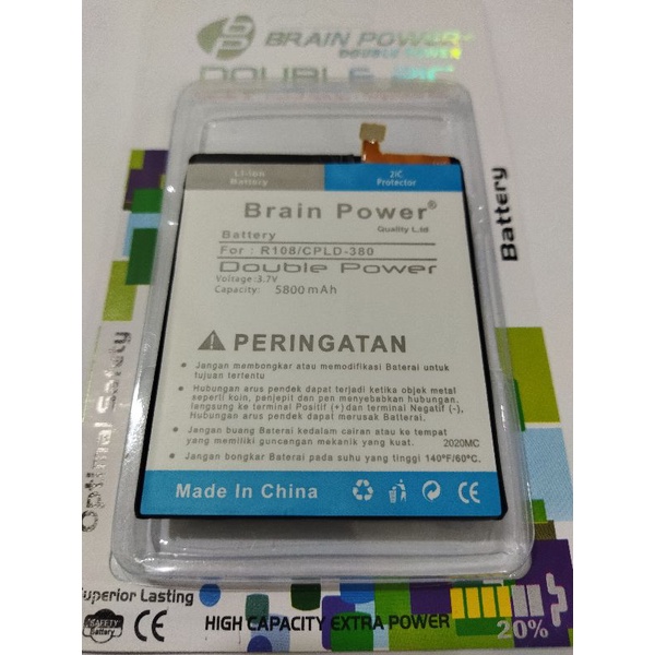 COD BATERAI COOLPAD SKY 3 E502 /  CPLD-380 CPLD 380 BATRE BRAIN POWER