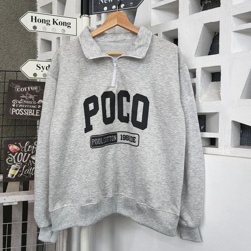 Jaket Zipper Poco Collar