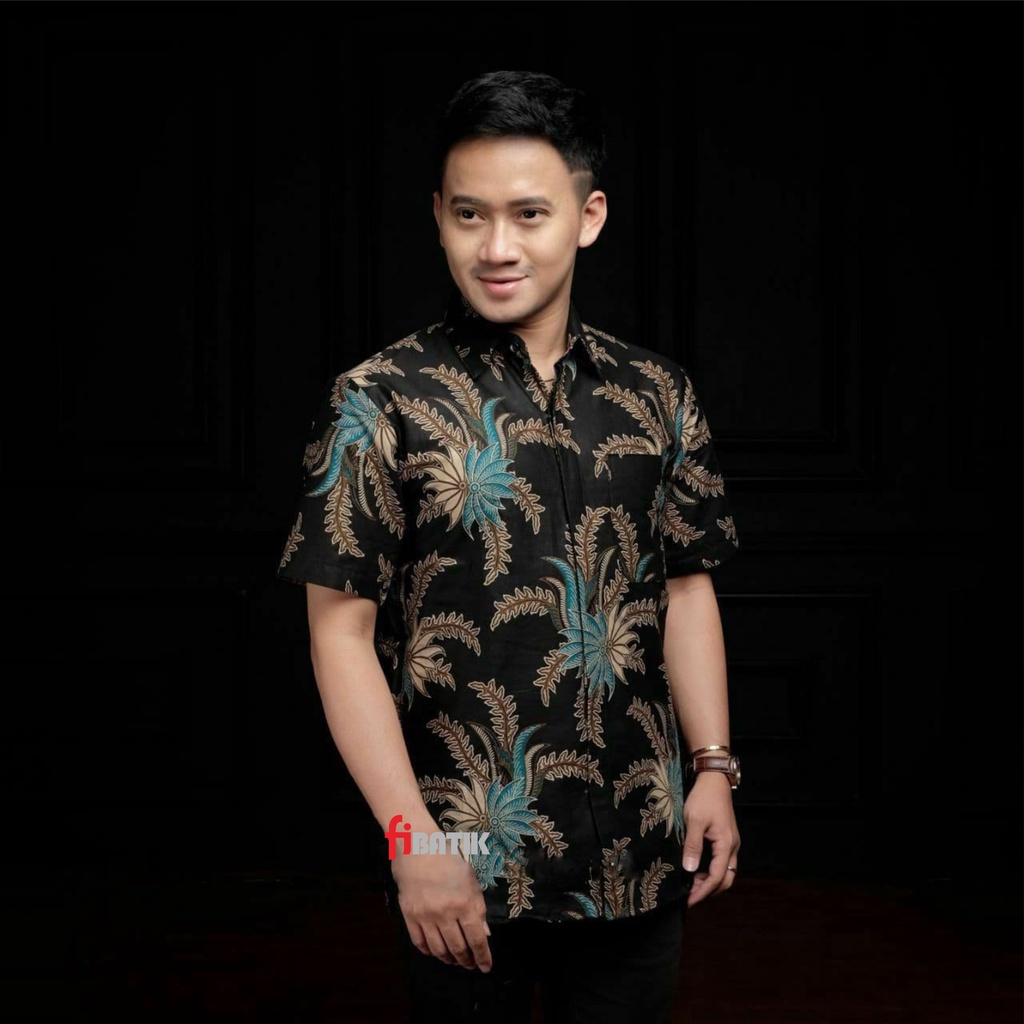 Baju Batik Anak Laki-laki Lengan Pendek Bahan Katun Adem Dan Nyaman Dipakai Anak Cocok Buat Acara