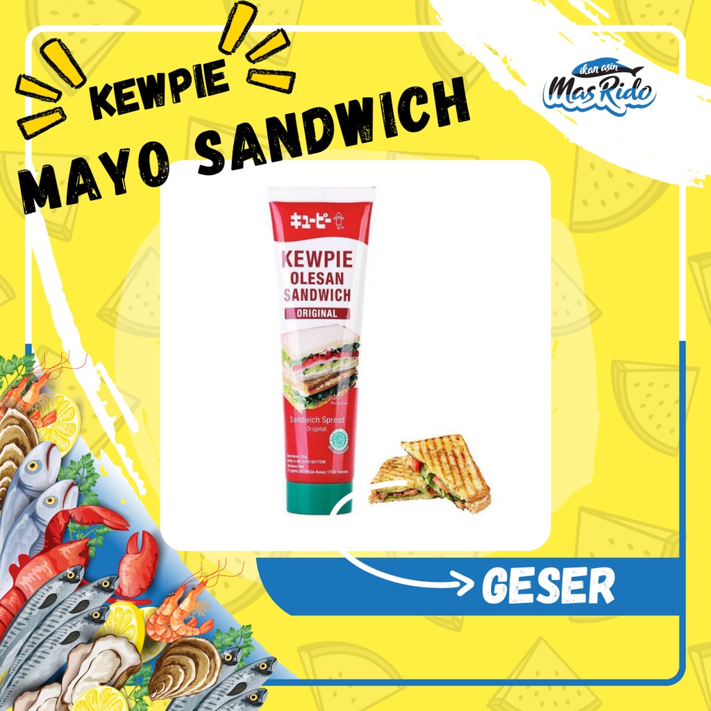 

Kewpie Olesan Sandwich Spread Original Mayo Selai Roti Jam Lunch Bread