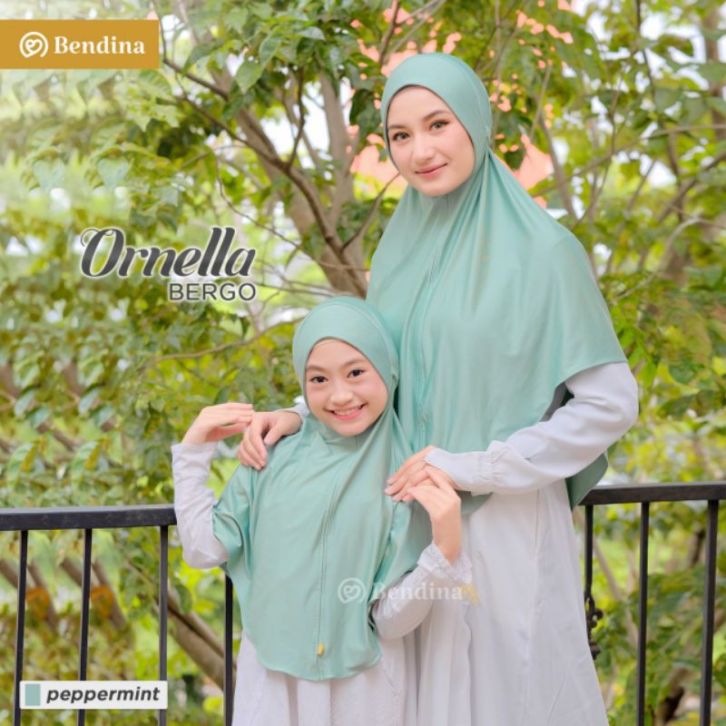 bergo ornella by bendina bergo couple kerudung instan kerudung couple kerudung ibu anak hijab bayi
