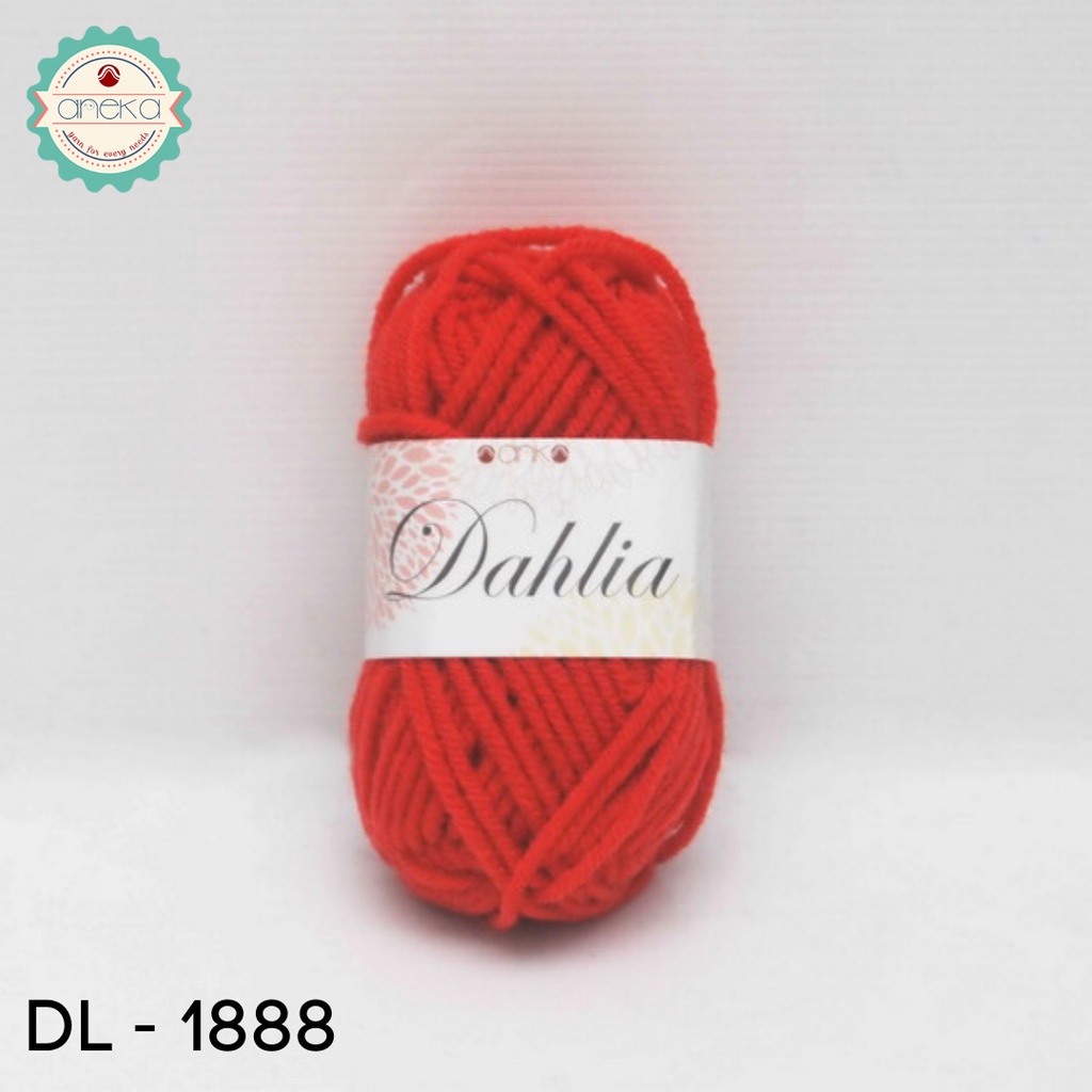 Benang Rajut Karpet Dahlia / Carpet Yarn - 1888 ( Orange Bata )