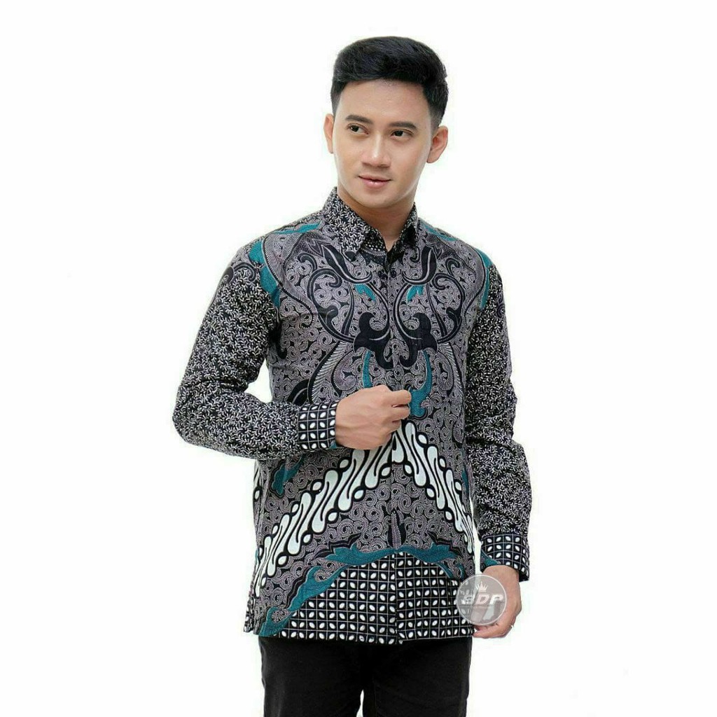 KEMEJA BAJU BATIK PRIA LENGAN PANJANG JUMBO M L XL XXL 3XL 4XL 5XL