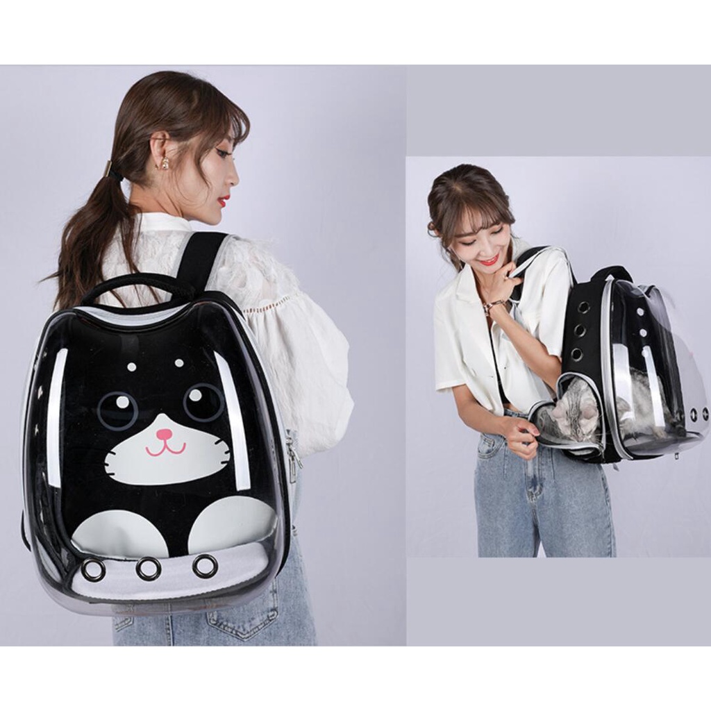 Tas kucing Astronot  Tas  Astronot Tas Kucing Ransel Tas Gendong Kucing Pet Cargo Cat Bag Carrier Kucing Travel Capsule Backpack