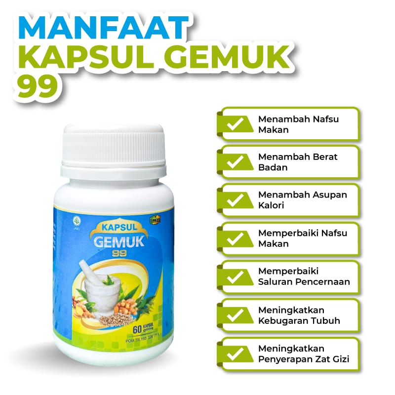 Kapsul Gemuk 99 Syifacare Isi 60
