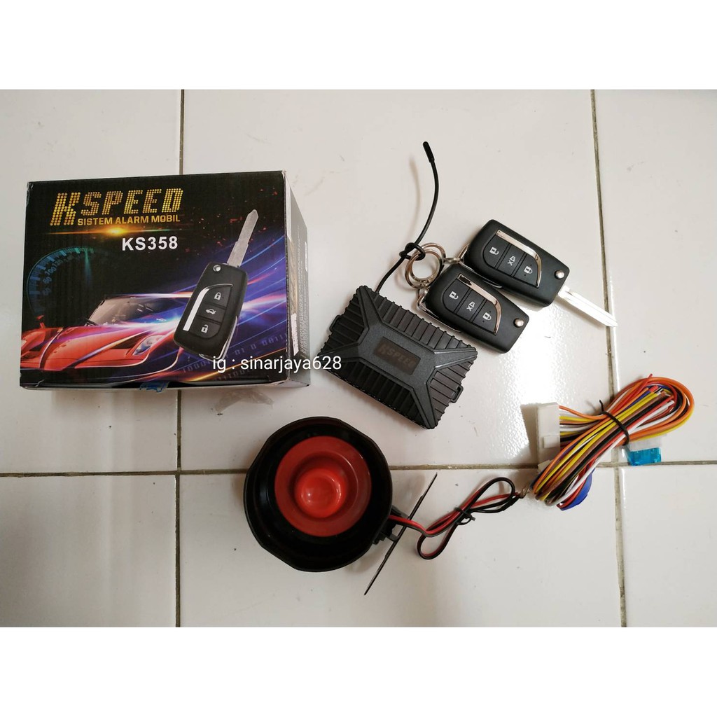 Remote Alarm Mobil merk Kspeed seri KS358