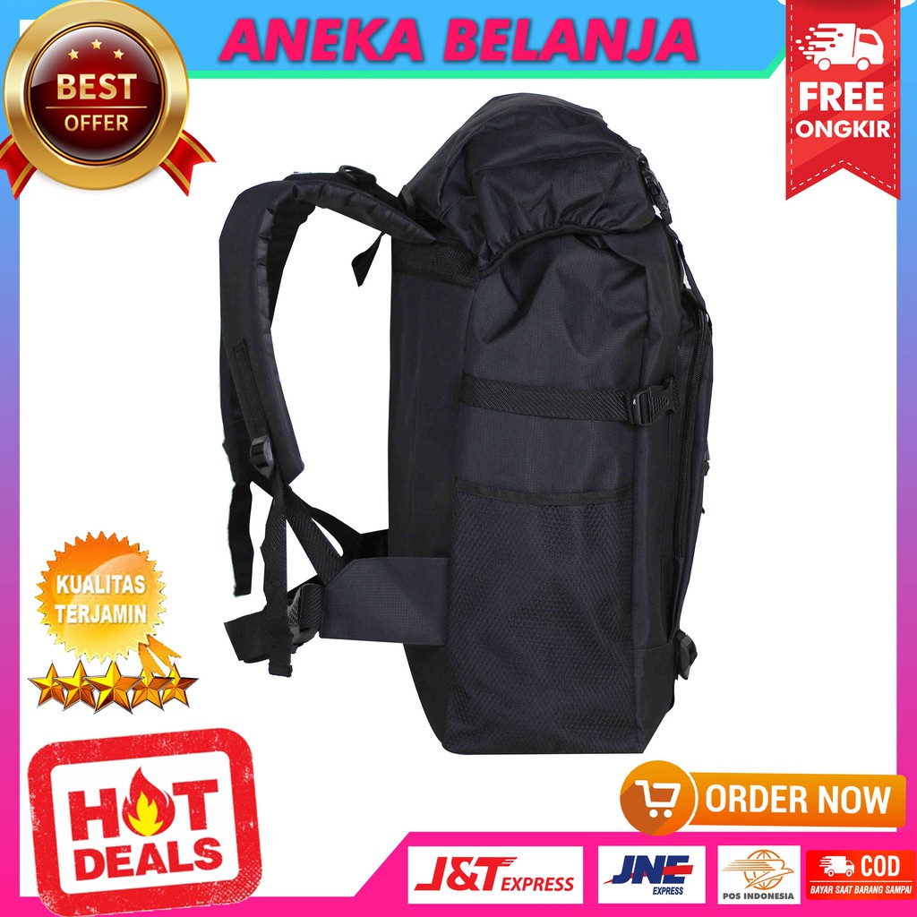 TERBARU Tas Outdoor Hiking Travelling The North Face Hitam Multifungsi Tas Gunung Keren Fashionable